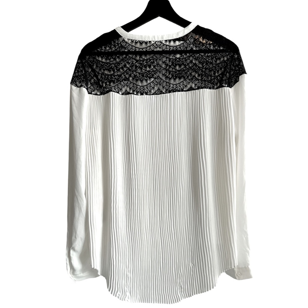Vero Moda Top Blouse for women sz large in white & black